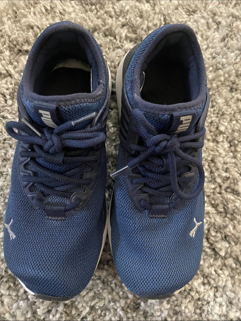 Puma Men's Navy Blue Athletic Sneakers